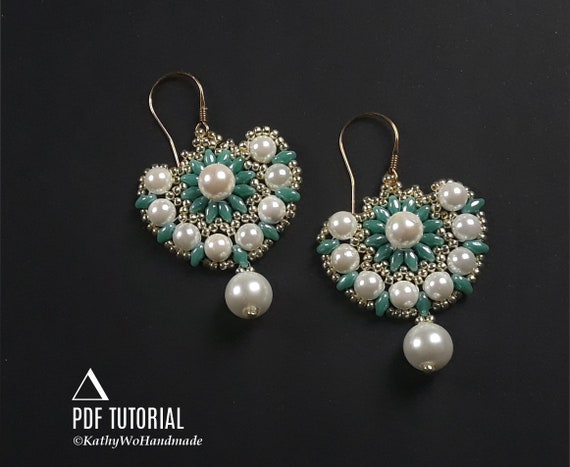 Bollywood Earring Tutorial Beginners Friendly, DIY Jewelry Pattern, Instant download
