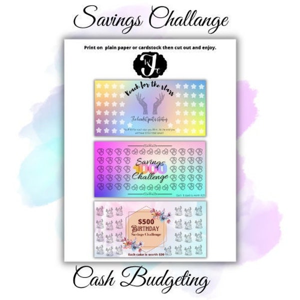 Multi-Style 6 Count Savings Challenges - PDF