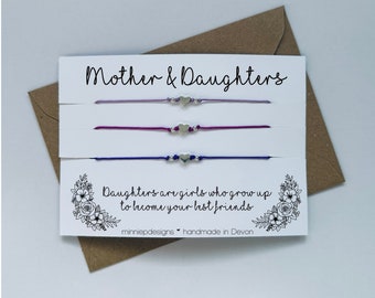 Mother & Daughter bracelets | Mum Daughter gift | Friendship bracelets | Personalised bracelets | Heart bracelet | Bracelet set | Best