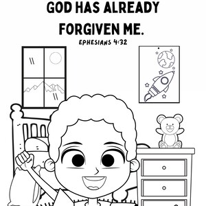 Printable Children's Coloring Book| Kingdom Kids| Bible Verse| Kids ...