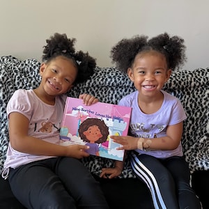 Nina Barrina Loves Her Hair, livre pour enfants, livre pour enfants, cheveux naturels, affirmations de soi, livres pour enfants noirs, cadeau afro-américain, Noël