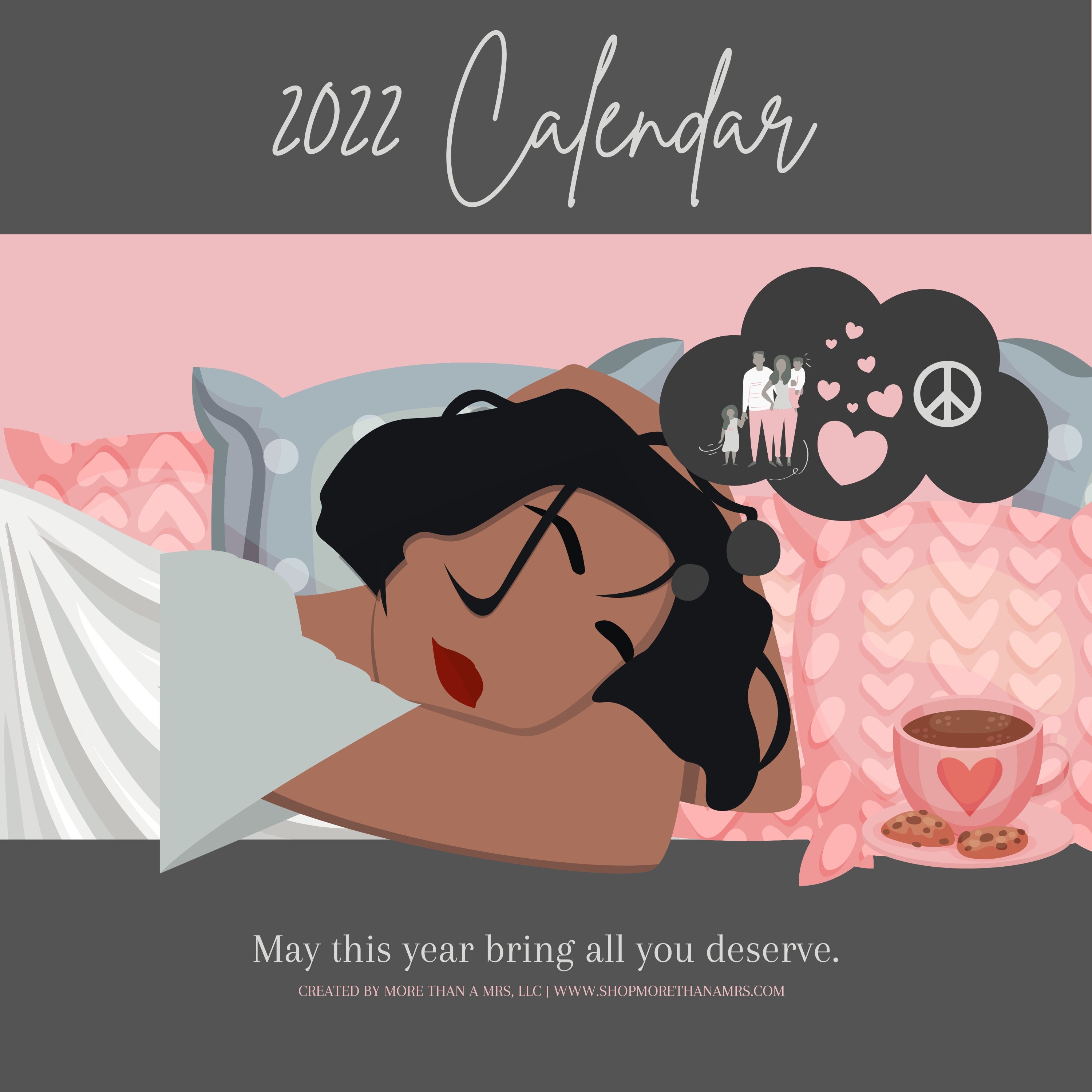 Digital Positive Affirmation 2022 Calendar Affirmations - Etsy