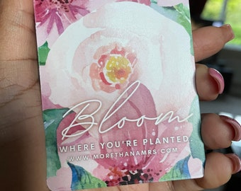 Bloom Affirmation Card Deck | Floral Self-Care, Positive Affirmations