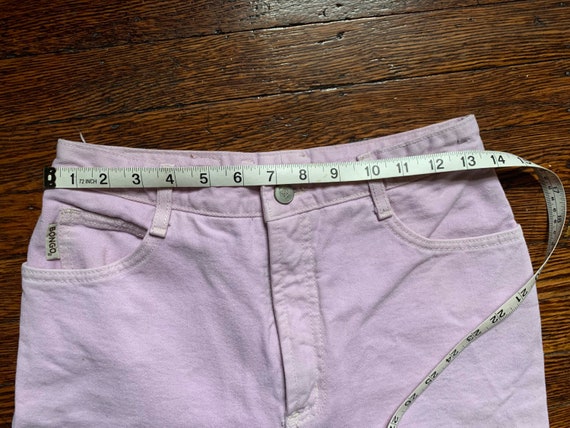 Vintage BONGO high waisted pink jeans - 100 perce… - image 5