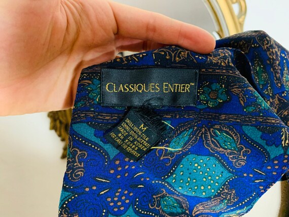 Vintage Classiques Entier button up silk shirt - … - image 4