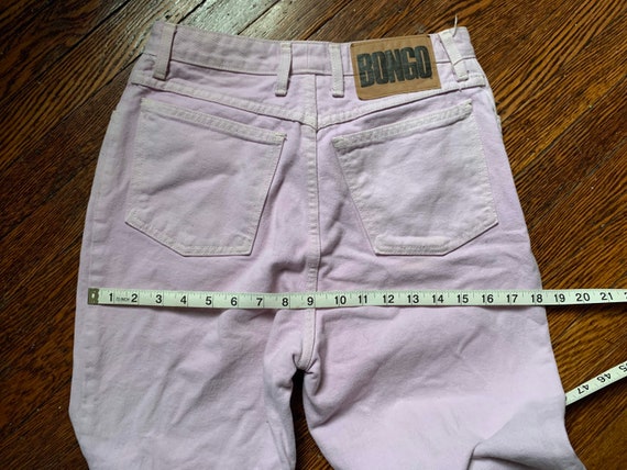 Vintage BONGO high waisted pink jeans - 100 perce… - image 4