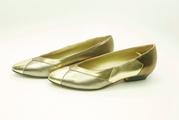 vintage gold shoes