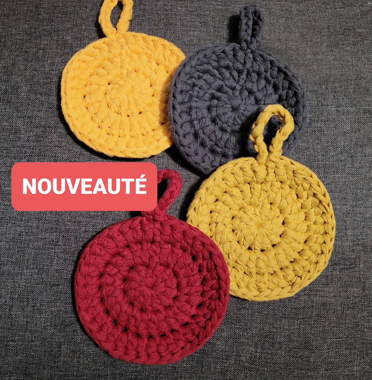 Tawashi 8mm d'épaisseur 100% Coton