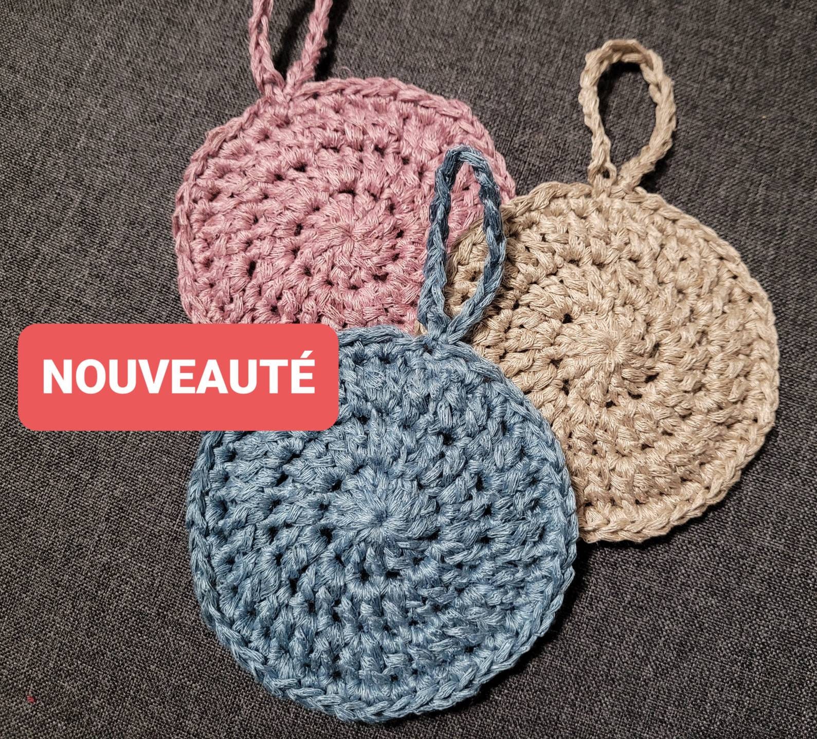 Tawashi Scrub 8mm d'épaisseur 100% Lin