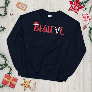 Believe Christmas Shirt, Merry Christmas Shirt, Christmas Family Shirt, Believe Shirt, Santa Believe Shirt