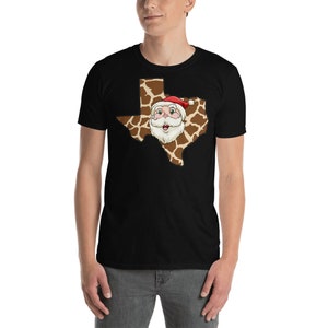 T-shirt léopard Texas Map Père Noël
