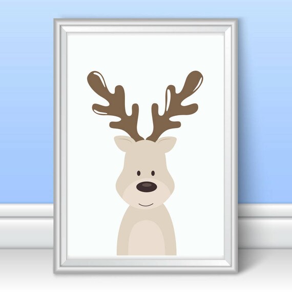 etsy animal nursery prints
