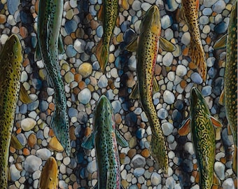 Trout Dreams - Giclee Paper Reproduction