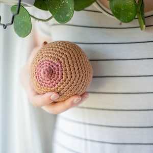 Single (1) Crocheted Breast