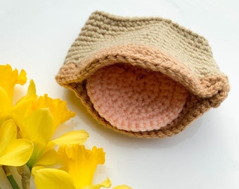 Crocheted Breastfeeding Baby Mouth