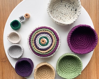 Crocheted Cervical Dilation Cup Model