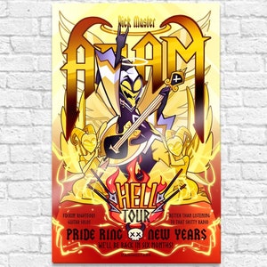 Hazbin Hotel Adam Tour Print