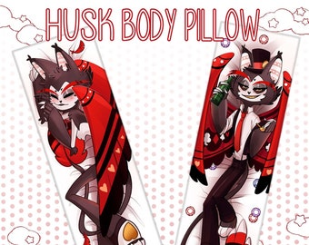 Hazbin Hotel Husk Body Pillow- HECHO A PEDIDO