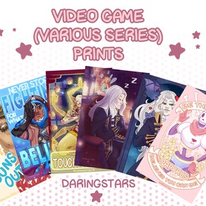 Láminas de videojuegos (varias series)