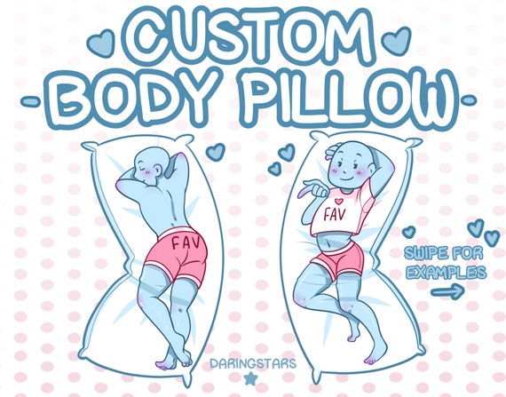 Custom Dakimakura body Pillow Etsy