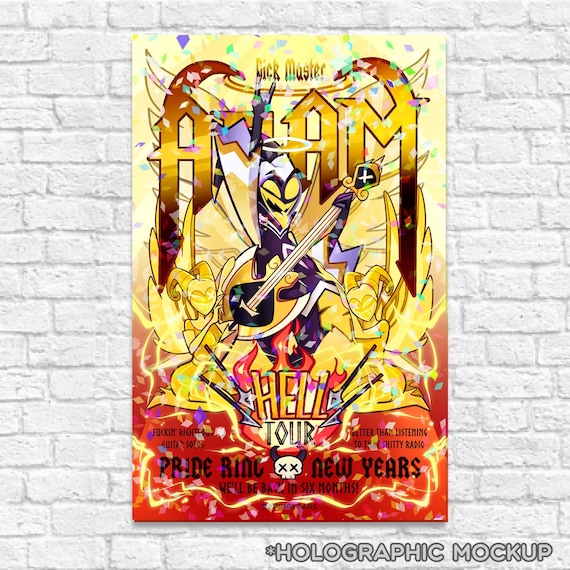 Hazbin Hotel Adam Tour Print - Etsy