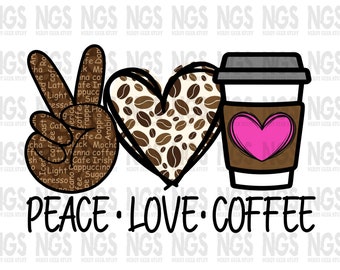 Free Free 137 Peace Love Starbucks Svg Free SVG PNG EPS DXF File
