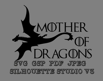 Download Mother Of Dragons Svg Etsy