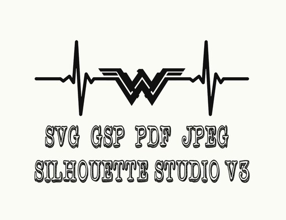 Download Wonder Woman Justice League Logo Heartbeat Sensor Vinyl ...