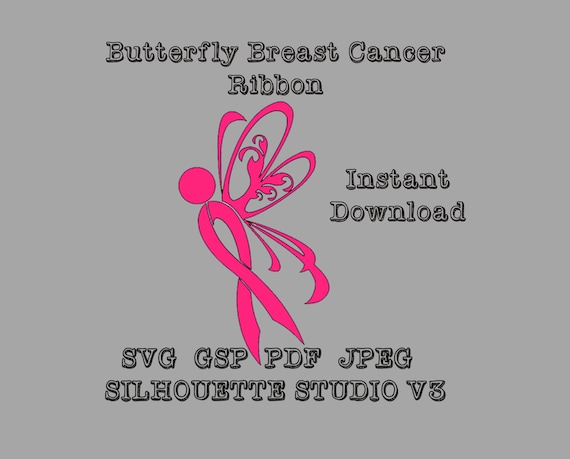 Free Free 221 Butterfly Breast Cancer Ribbon Svg SVG PNG EPS DXF File