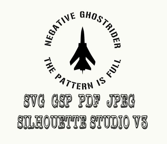 Download Top Gun Negative Ghostrider The Pattern Is Full Vinyl Decal Etsy