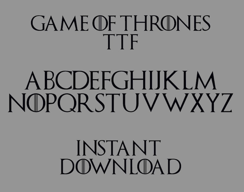 game of thrones font alphabet silver game of thrones font alphabet silver