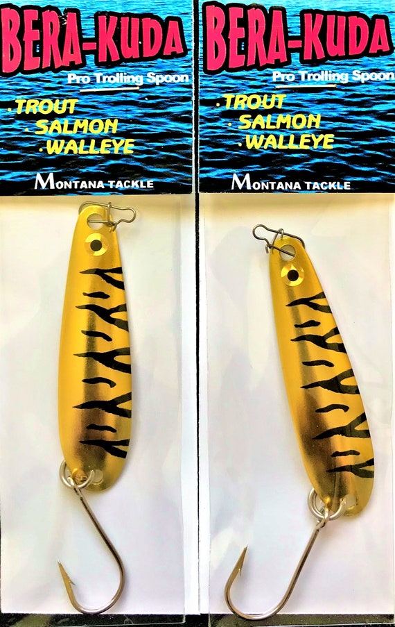 Salmon, Trout, & Walleye Pro Trolling Spoons (2): TIGER SMELT
