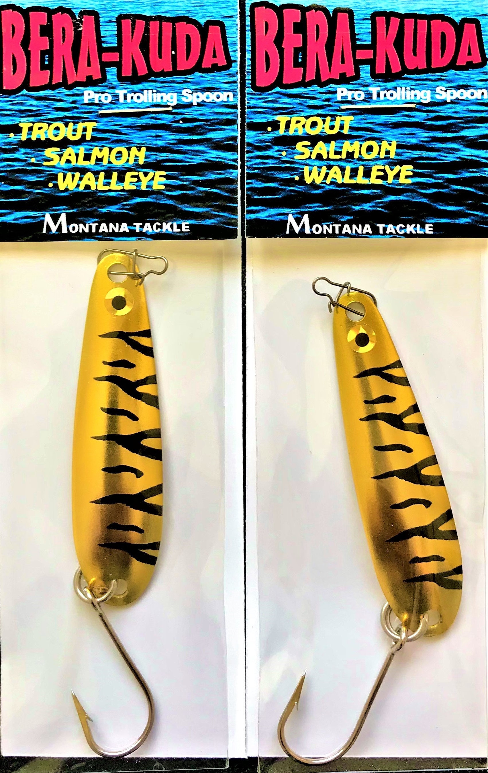 Salmon, Trout, & Walleye Pro Trolling Spoons 2: tiger Smelt 