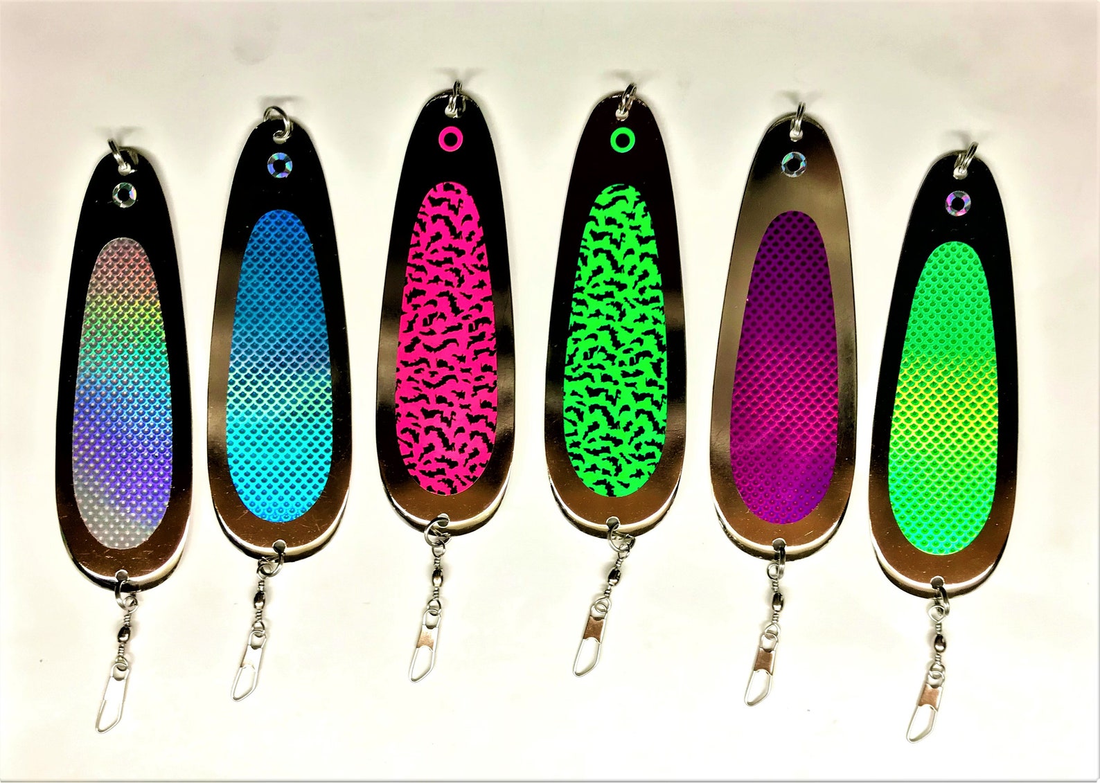 Mach 5 Kokanee / Trout Trolling Dodger UV green Etsy