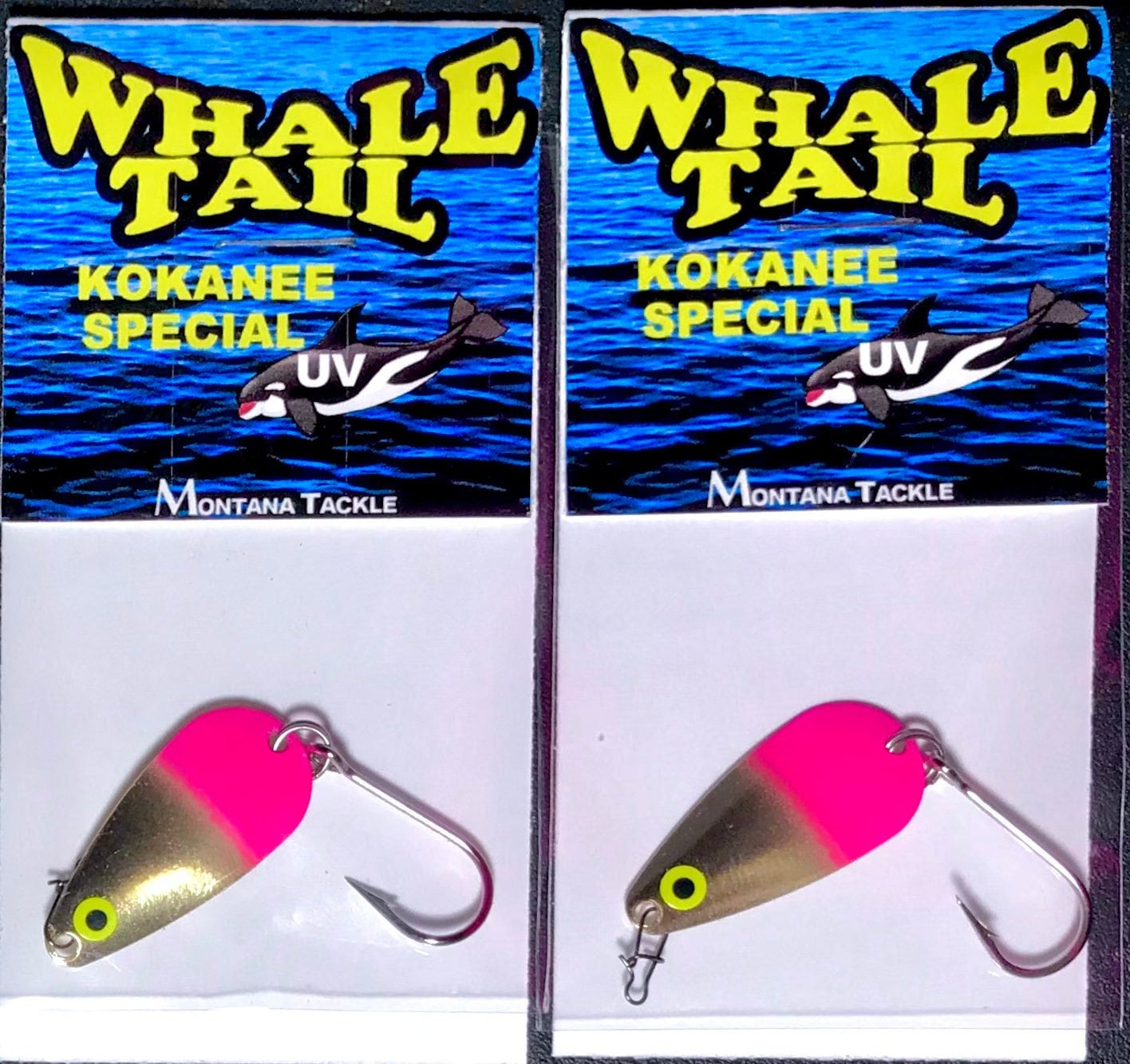  Montana Tackle Kokanee Salmon Trolling Spoons (6): “Whale  Tail” (Tiger) Assortment : Sports & Outdoors