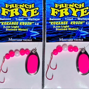 Montana Tackle Kokanee Salmon Micro-spoons 6: WHALE TAIL Size 1 ASSORTMENT  