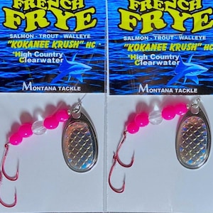 Kokanee Spinners (2): “PINK PLEXI”