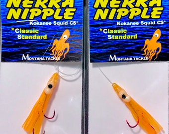 Kokanee Hoochies (2): uv ""ORANGE GELLO"""