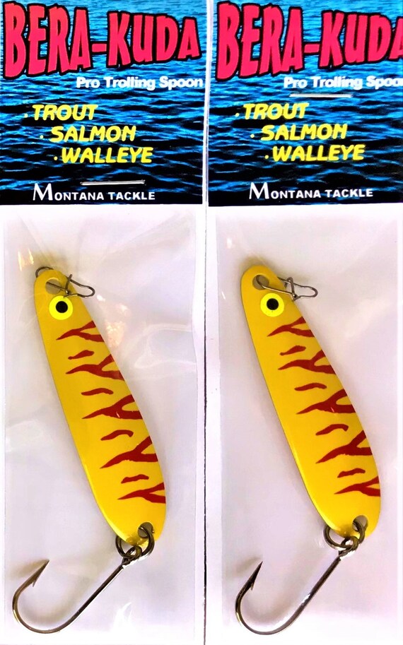 Salmon, Trout, & Walleye Pro Trolling Spoons 2: yellow Snapper -  Canada