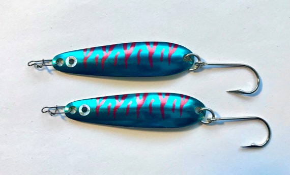 Trout Trolling Spoons 2: blue Tetra 