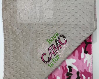 Coral and Snow Personalized Minky Blanket,Custom Minky Blanket,Personalized Baby Blanket,BabyGirl Blanket,New baby,Security Blanket,Keepsake