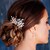 Missgrace Braut Haarkamm Mit Strass – Blau, 10 Cm, Für Hochzeit Oder Abschlussball