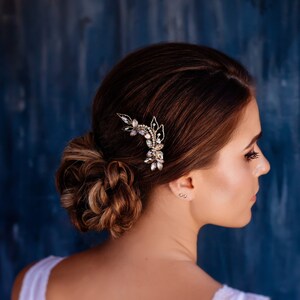 Vintage style hair comb Bridal hair comb Crystal hair comb Rhinestone wedding hair comb Bridal hair clip Wedding headpiece Bridal hairpiece