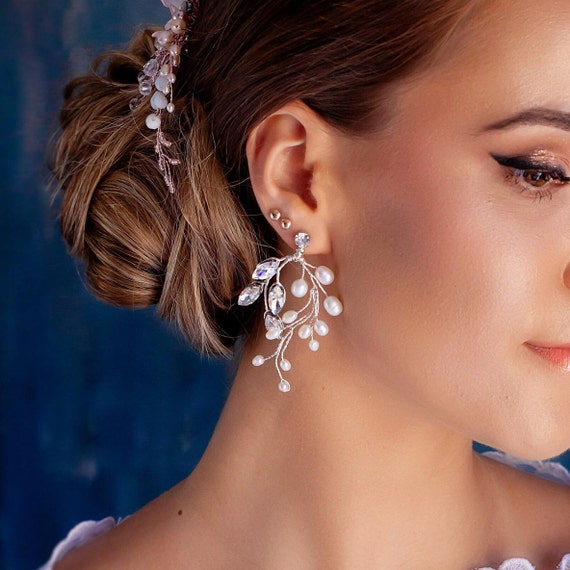 Drop Bridal Earrings- Buy Bridal earrings online India!