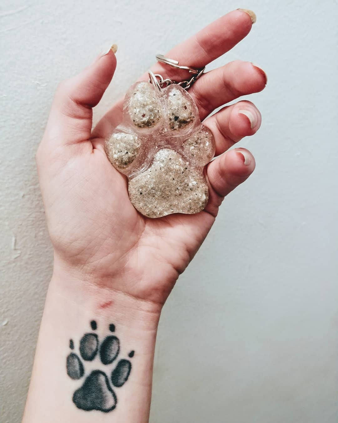 Resin Paw Impression With Ashes Etsy Canada