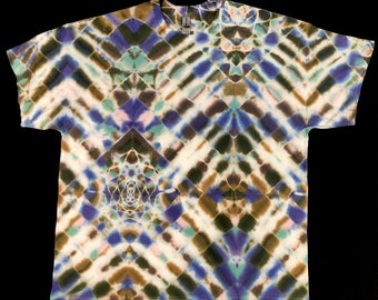 Tie-dye T-shirt : 2XL Gildan - diamond mandala family