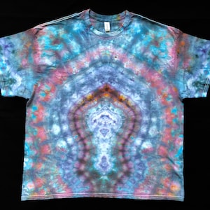 Tie-dye T-shirt : 2XL Gildan portal/klink ice-dye