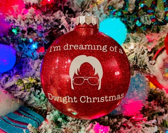 Dwight Schrute Inspired Christmas Ornament, The Office Inspired Christmas Ornament