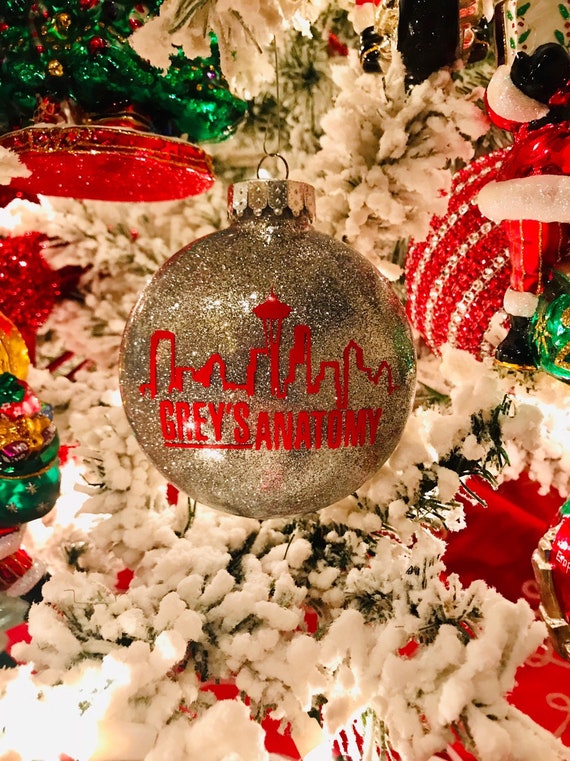 Greys Anatomy Inspired Christmas Ornament Greys Anatomy Etsy