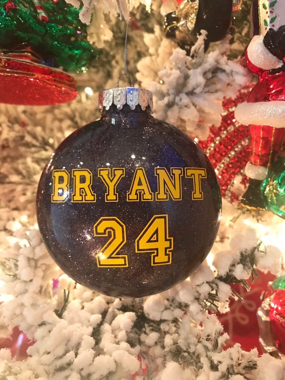 Los Angeles Lakers Inspired Christmas Ornament Lakers Etsy